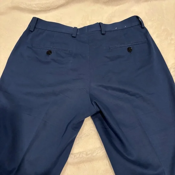 Express Slim Fit Men’s Ocean Blue “Photographer” Suit - Picture 13 of 16